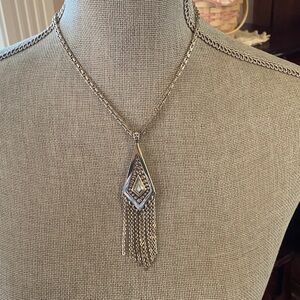 Elegant Brighton Silver Pendant Necklace